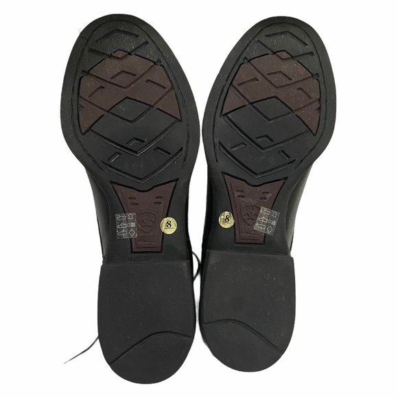 Ariat Heritage Lacer II Black Leather Kiltie Boots - Picture 10 of 11